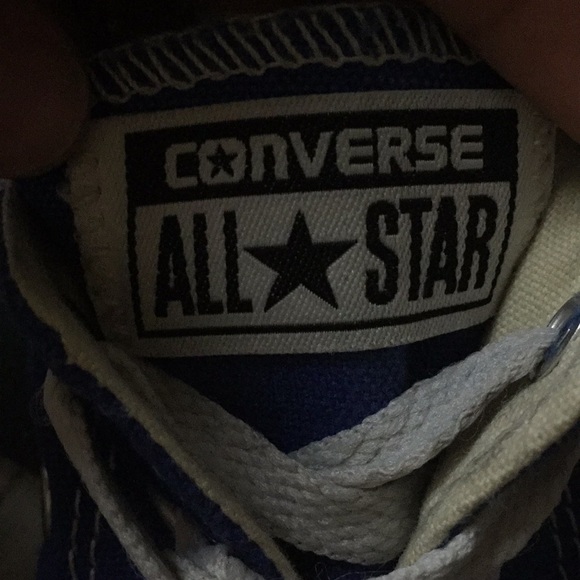 Blue Converse All-Stars - Picture 3 of 5